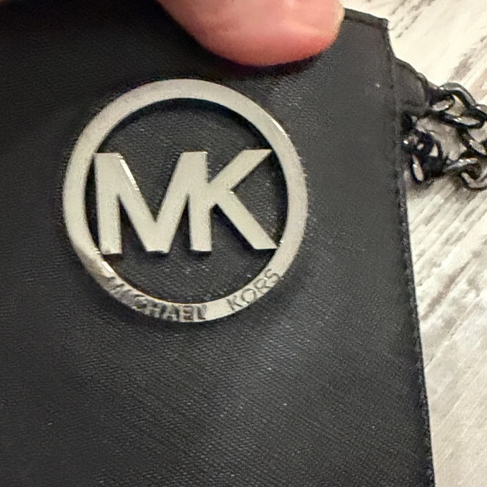 Michael Kors Black Chain Wallet - Picture 5 of 9